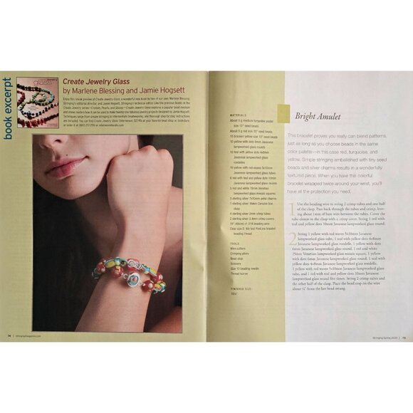 Stringing Magazine Spring 2009 70 Ideas For Making Fresh Spring Jewelry - Picture 15 of 16